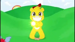 Care Bears Adventures in Care-A-Lot Funshine Bear VS Oopsy Bear (Smile HD)