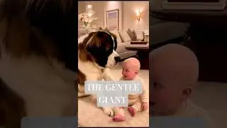 Why Saint Bernards Are Called Gentle Giants: | The Legendary Alpine Rescue Dog&rdquo; #Saint bernard