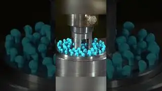 Non-Newtonian Fluid vs Hydraulic Press: Incredible Physics! 😱💥🔥#satisfying #hydraulicpress #viral