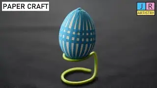Egg Shell Paper Art Tutorial &ndash; Part 2 | Easy DIY Desktop Decoration Craft | Jagan Raj Artistry