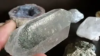 BERGKRISTALLE die ich beim GOLDWASCHEN im WASCHSIEB gefunden habe | Schweiz 2017