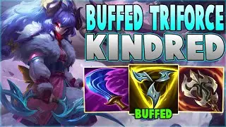 This Triforce Buff Makes Kindred Do Insane Damage! Trinity Kindred Is Nuts! - League Of Legends