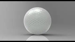 How to model a Golf ball in autodesk maya 2020