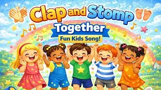 Clap and Stomp Together 👏👣 | Fun Kids Song for Dancing & Learning