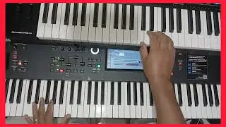 Oceanos Gospel worship performance com o teclado synth modx7 e o controlador m audio oxygen pro 49 #
