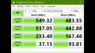 ADATA SU800 Ultimate SSD 1TB Benchmark speed test