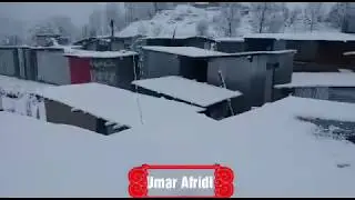 Snowfall in wadi tirah.