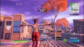 Fortnite Red nose raider skin gameplay