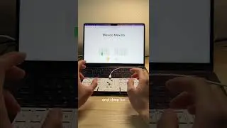country names on a stenography keyboard