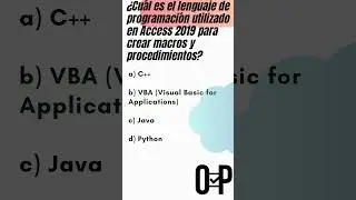 Pregunta 5 #Test #Microsoft #Access #opositores 08/09/2023  #administrativo #age #ofimatica