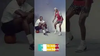 The History of Air Jordan 1-6 in 40 Seconds! 👟🔥 #airjordan #michaeljordan #sneakers