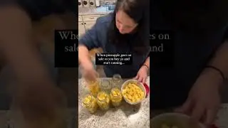 Have you ever canned pineapple? #canning #foodpreservation #homesteading #preservingfood