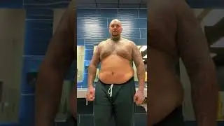 He transformed from a dad bod to a unit