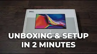 Unboxing & how to setup in 2 minutes | Dell 27