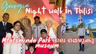 Georgia🇬🇪#5 Mtatsminda Park-Tbilisi Funicular-Tbilisi by Night Walk