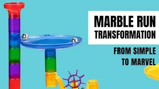 Watch As We Transform A Simple Marble Run Into An Engineering Marvel!