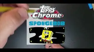 Who lives in a pineapple under the sea? Topps Chrome Spongebob 25th Anniversary sketch card video