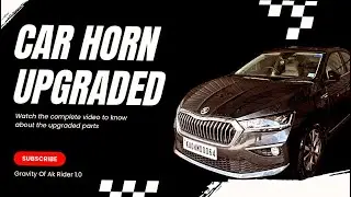 Upgraded My Skoda ￼Slavia ￼Car Horn | Puddle Lap @skodaindia