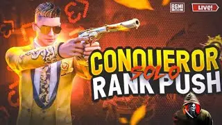 HIGH PLUS STRATEGY PLATINUM TO CONQUEROR🥵 SOLO CONQUEROR RANKPUSH TIPS AND TRICKS BGMI PUBG MOBILE