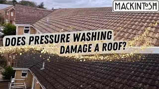 Does Pressure Washing Damage A Roof?