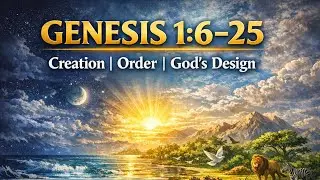 Genesis 1 Explained | Creation, Order, and God&rsquo;s Design (Verses 6 to 25)