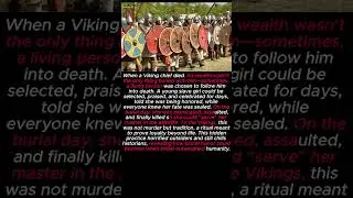 Viking Age Scandinavia &mdash; Human Sacrifice in Ship Burials#vikings#history