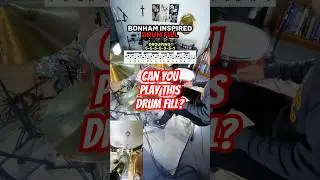 Bonham Inspired Drum Fill! (Drum Lesson) 🥁