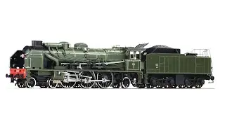 Roco SNCF 231 E.22 Steam Locomotive pulling C.I.W.L. 