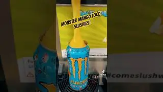 Monster Mango Loco Slushies!! #monsterenergy #slushies #energydrink #drink #caffeine #food #shorts