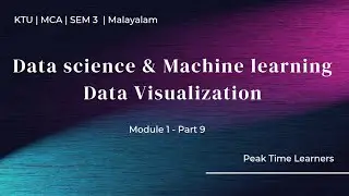 Data Visualization | Dsml | KTU MCA S3 | Mod 1 part 9 | Malayalam 