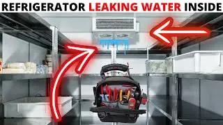 HVACR Service Call: Commercial Refrigerator Leaking Water Inside (Refrigeration Rack System)