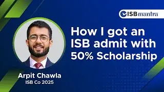 Поступление в ISB со стипендией 50% &mdash; обязательно к просмотру для каждого абитуриента ISB