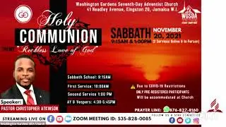 Sabbath PM || 2nd Communion Service | 