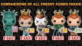 Detailed comparisons of all fakes by Funko POP! Freddy Funko! Pennywise!