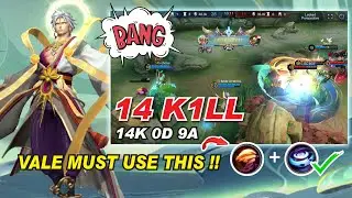 VALE MUST Build STOP ON HIT Second Skill and New Emblem Set 2023 😍Collector Skin MLBB Gameplay
