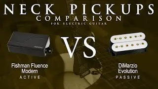 Fishman FLUENCE MODERN vs DiMarzio EVOLUTION - Neck Guitar Pickup Comparison Tone Demo