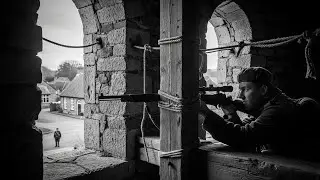 They Mocked His Church Bell Tower Hide Until the British Sniper Hit a German Major at 580 Yards