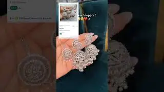 Meesho trendy American Diamond jewellery haul🔥|Meesho Ad jewellery set|#meeshohaul#viral#shorts