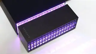 Seagate FireCuda Gaming Dock RGB LED 燈光效果示意