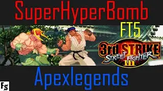 Street Fighter III: Third Strike - SuperHyperBomb [Alex] vs Apexlegends [Ryu] (Fightcade FT5)
