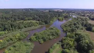 DJI P3ST Spływ Pilicą 240819 Pacew