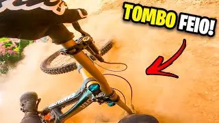 SOFRI UM ACIDENTE no encontr&atilde;o de DOWNHILL !!