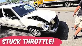 Old Timer Redlines Into Boost And Wrecks His Block! Neutral Drop