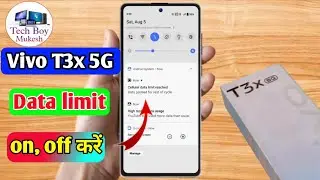 vivo t3x data limit setting, vivo t3x data limit kaise set kare