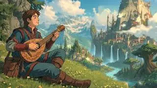 Dreaming Bard 🌙 | Relaxing Medieval Tavern Music for Study & Night Ambience
