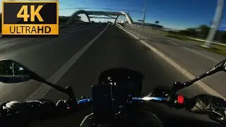 🔥 Morning run [POV] | SUZUKI GSR 600 RAW SOUND [4K]