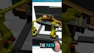 ⚙️ 3-Second Path Generation in Process Simulate &mdash; Welding Cell with FANUC & External Axes 🤖🔥