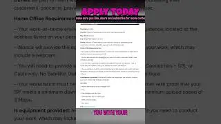 Work from Home 2025! These Companies Are Hiring FAST! #shorts  #workfromhome2025 #remote2025