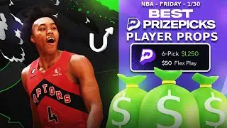 The BEST Friday NBA Player Props and Bets | PrizePicks | NBA | 25x Your Money on PrizePicks