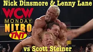 Nick Dinsmore & Lenny Lane vs Scott Steiner WCW Monday Night Nitro on Sept. 28, 1998